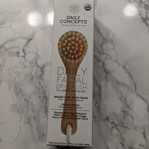 Daily facial dry brush